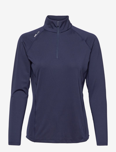 Jersey Quarter-Zip Pullover - sweatshirts & hættetrøjer - french navy