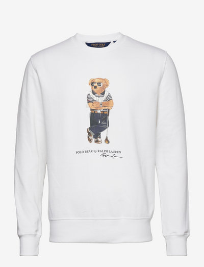 Polo Bear Performance Fleece Sweatshirt - svetarit - white