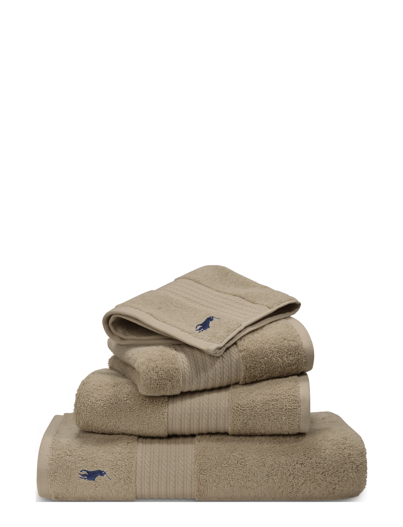 Ralph Lauren Polo Player Cotton Bath Towel - Pale Oak