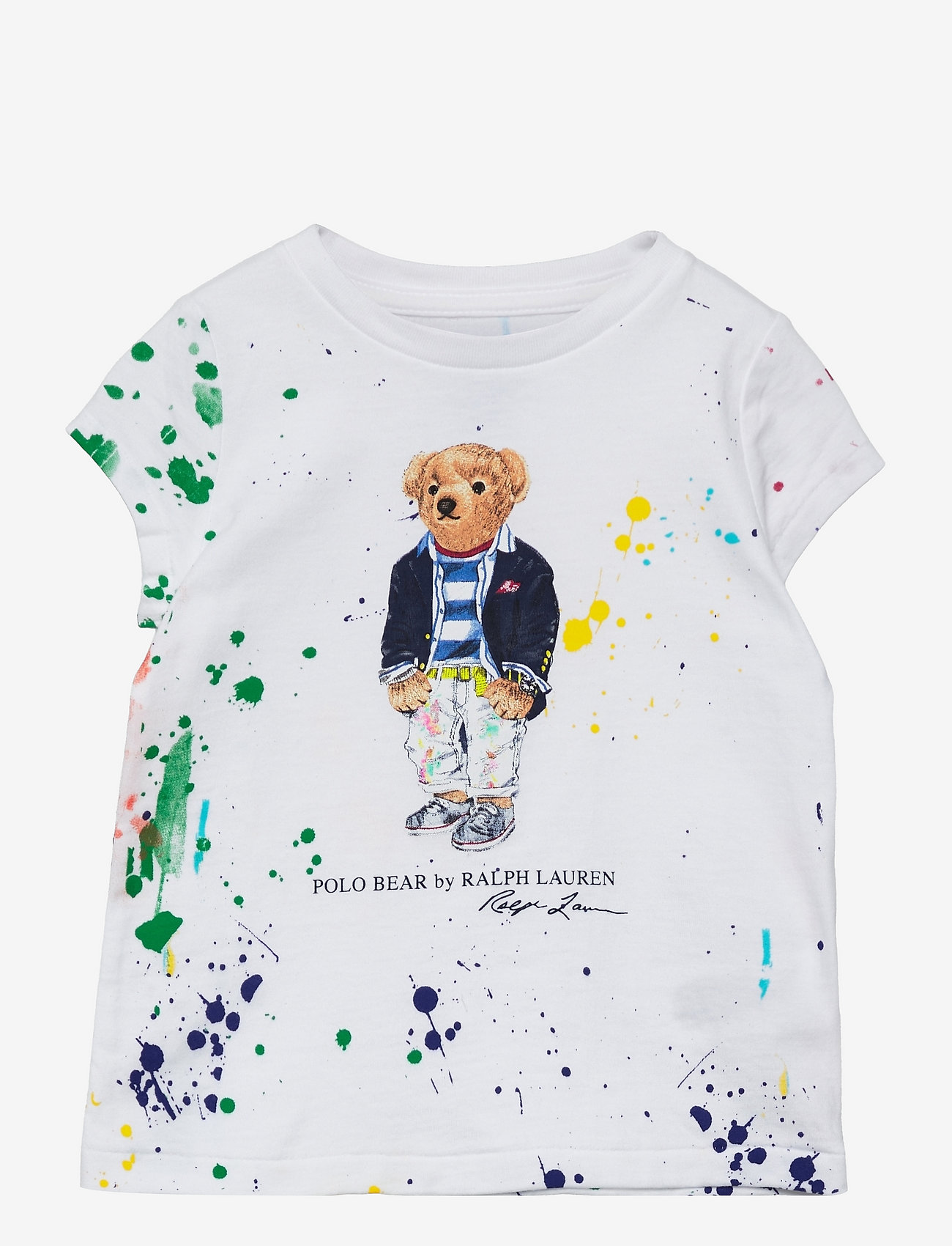 polo bear cotton jersey tee