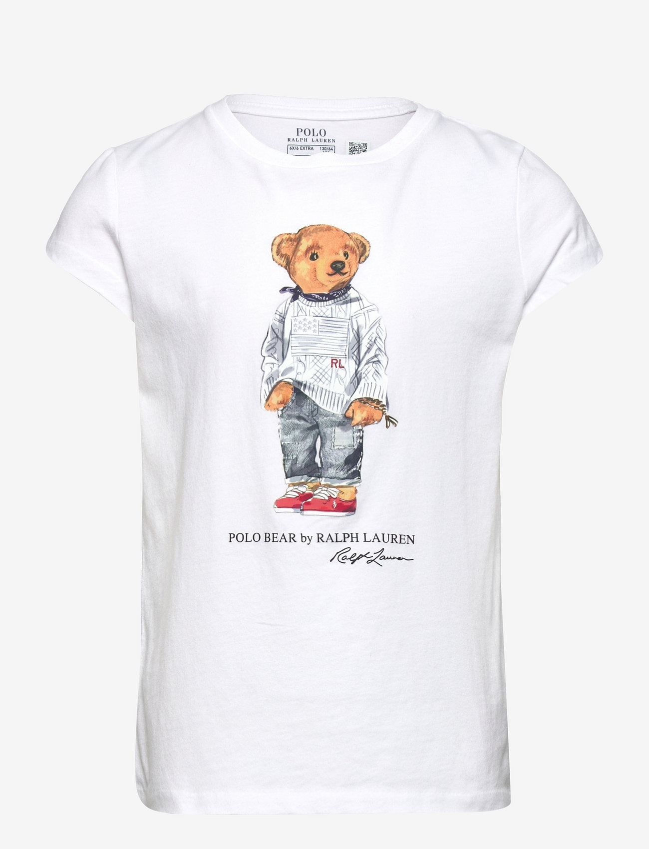 polo bear cotton jersey tee