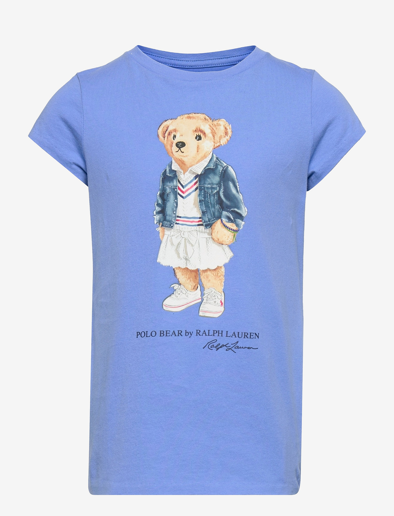 polo bear logo cotton jersey tee