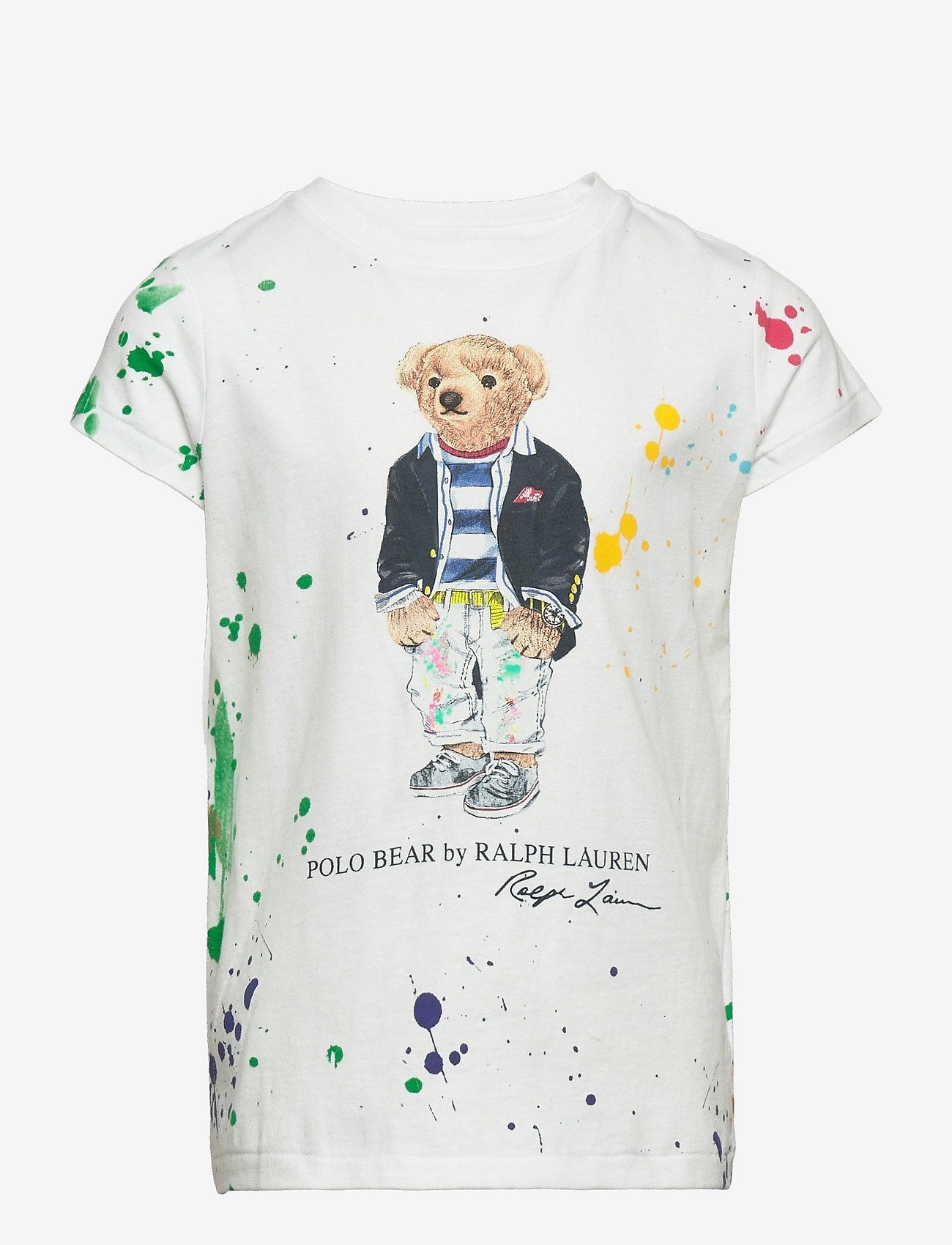 polo bear cotton jersey tee