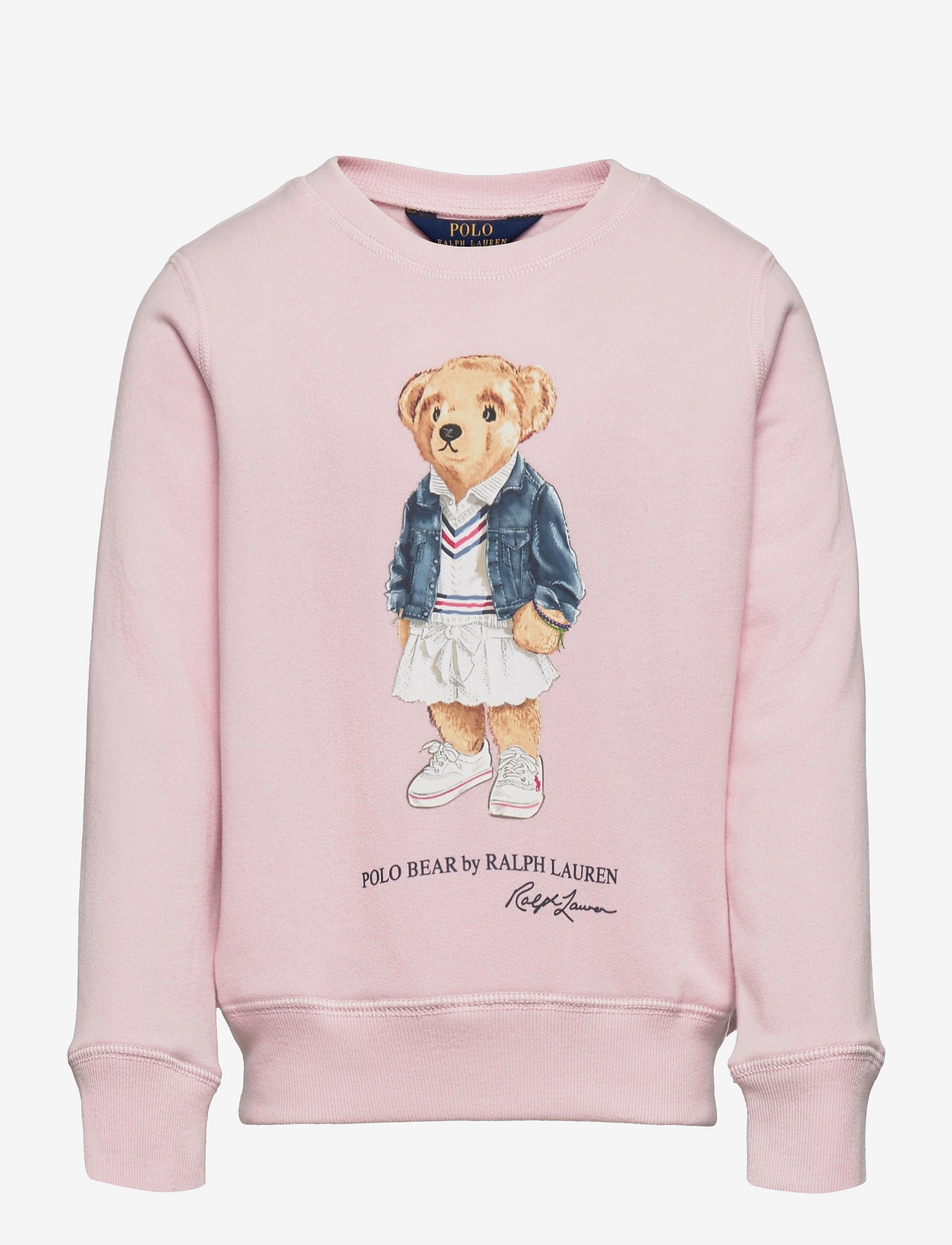 pink polo sweatshirt