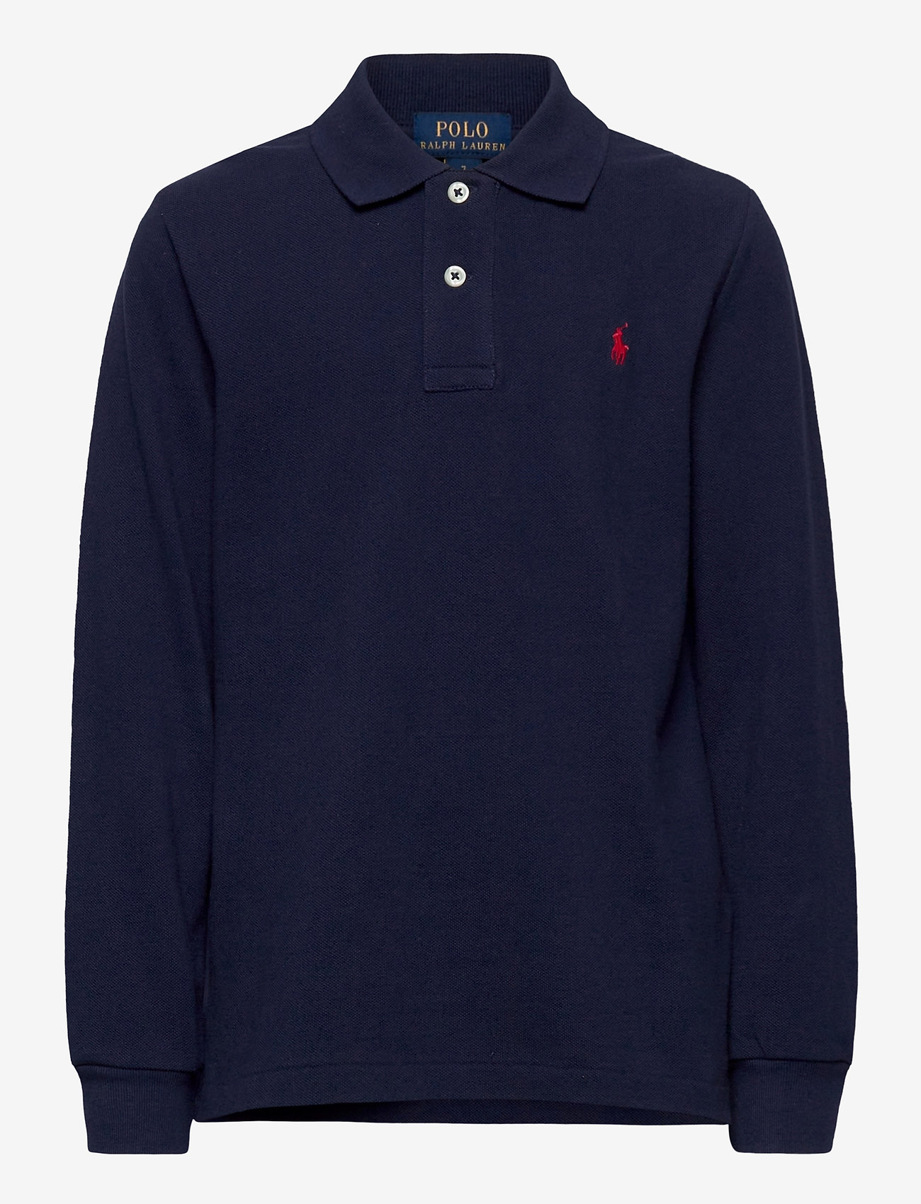 navy ralph lauren long sleeve polo