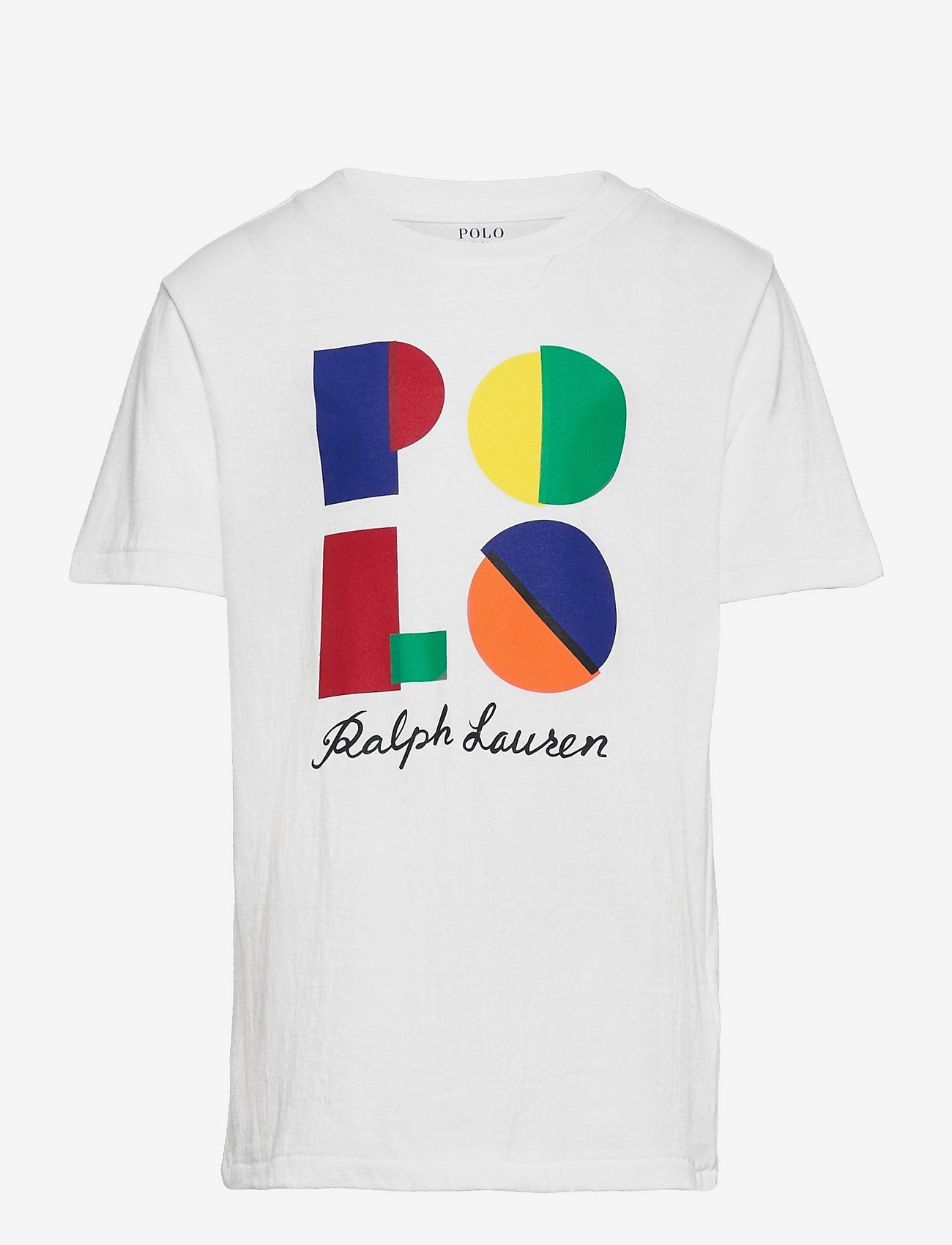 Ralph Lauren Kids - Logo Cotton Jersey Tee - pattern short-sleeved t-shirt - white - 0
