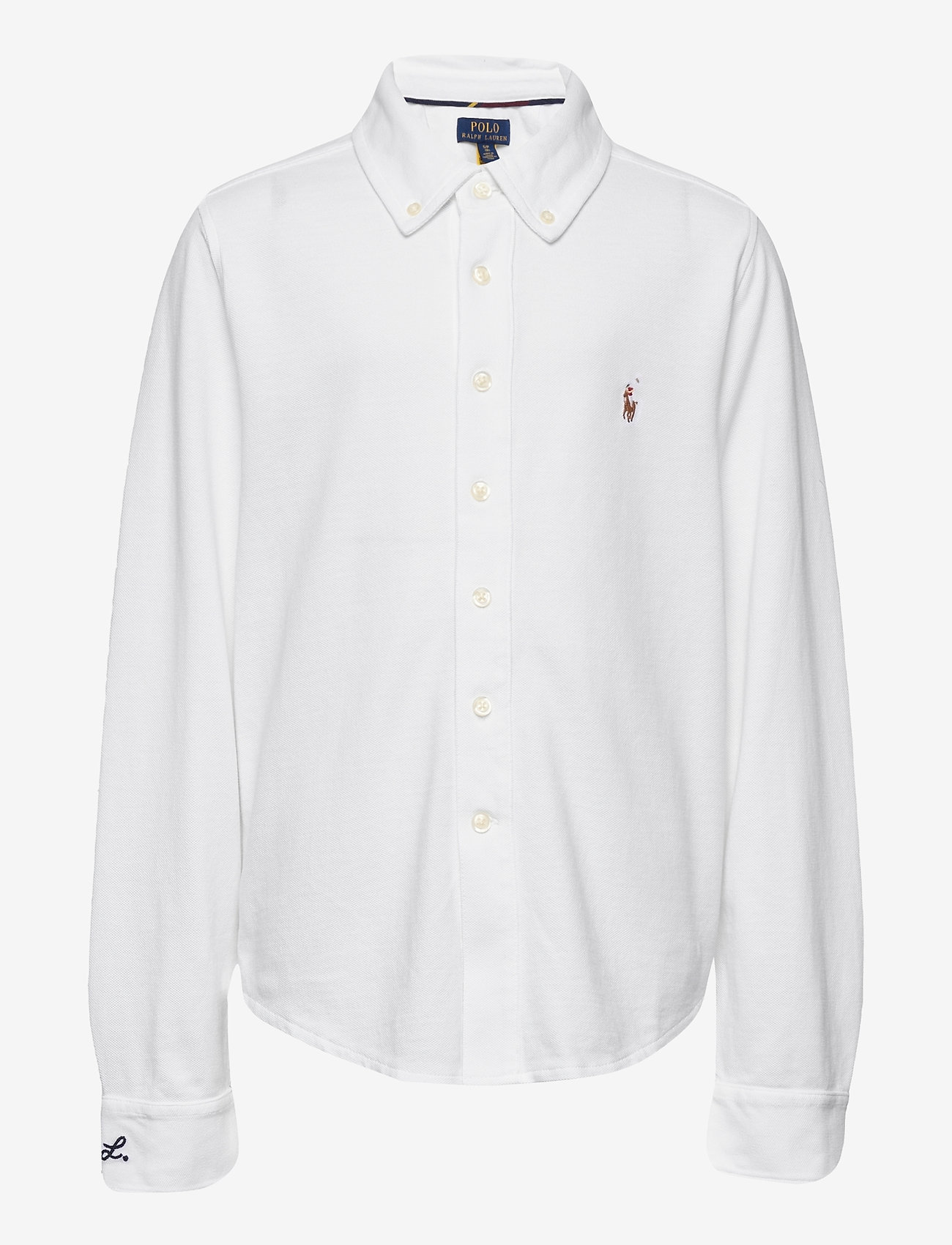 white cotton oxford shirt