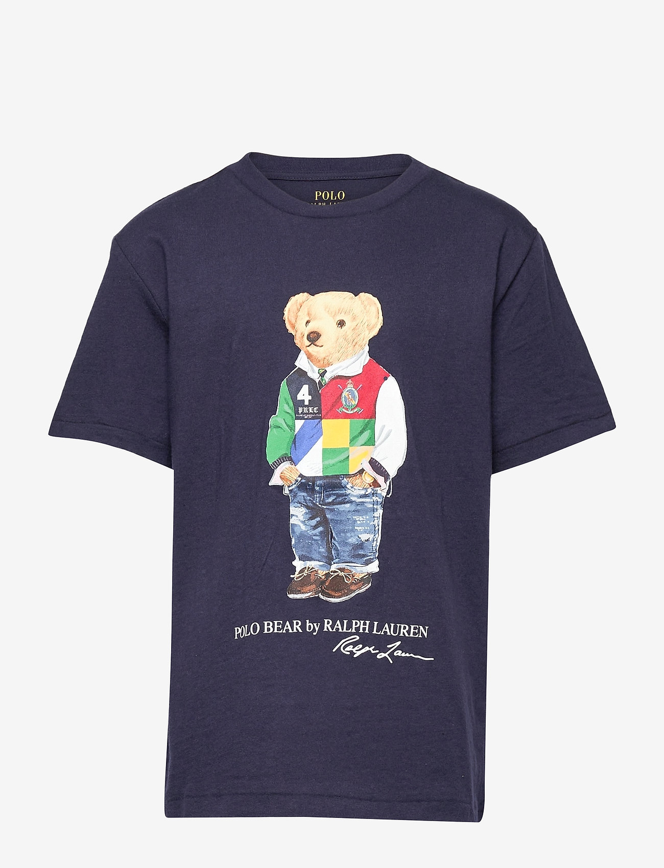 polo bear cotton jersey tee