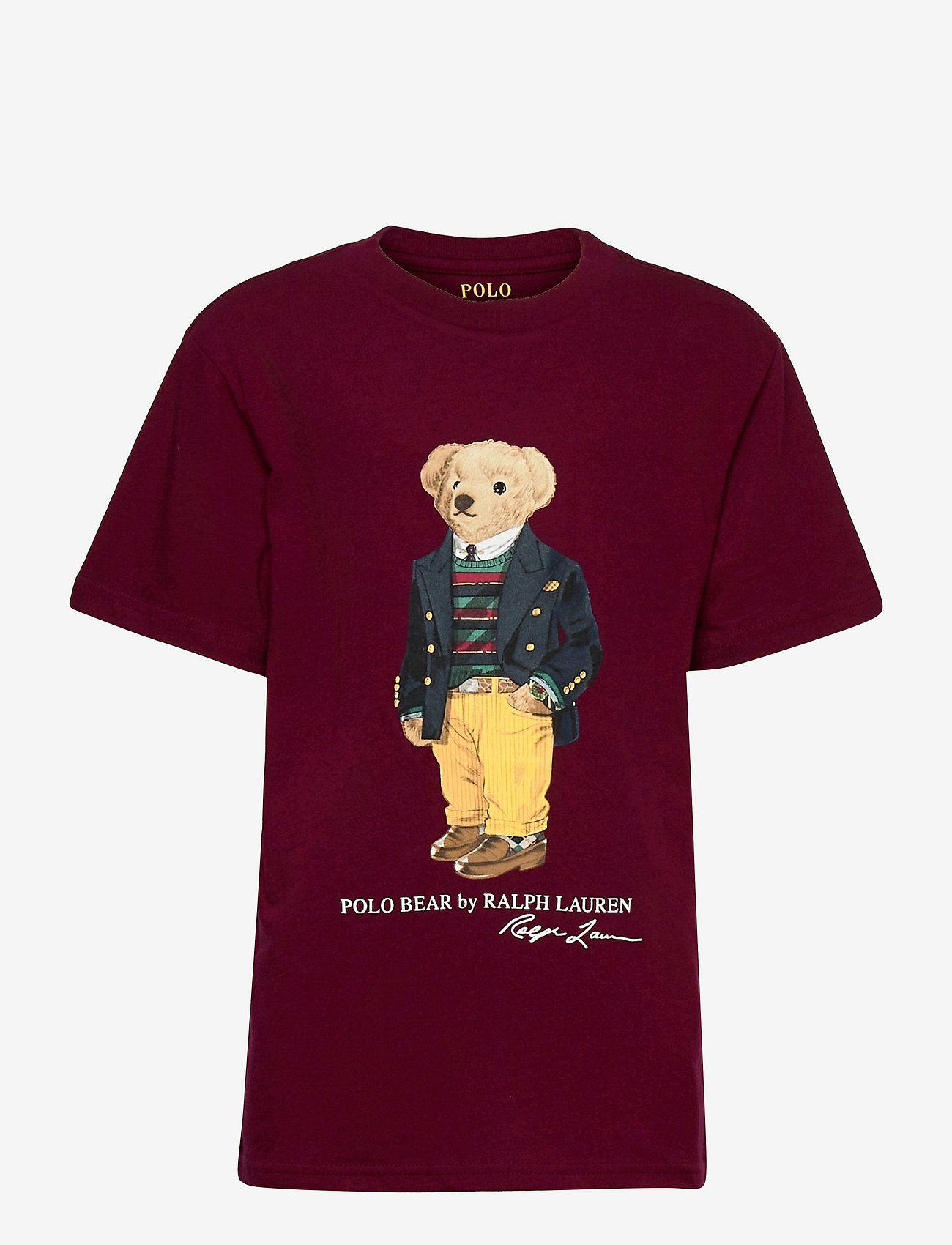 polo bear cotton jersey tee