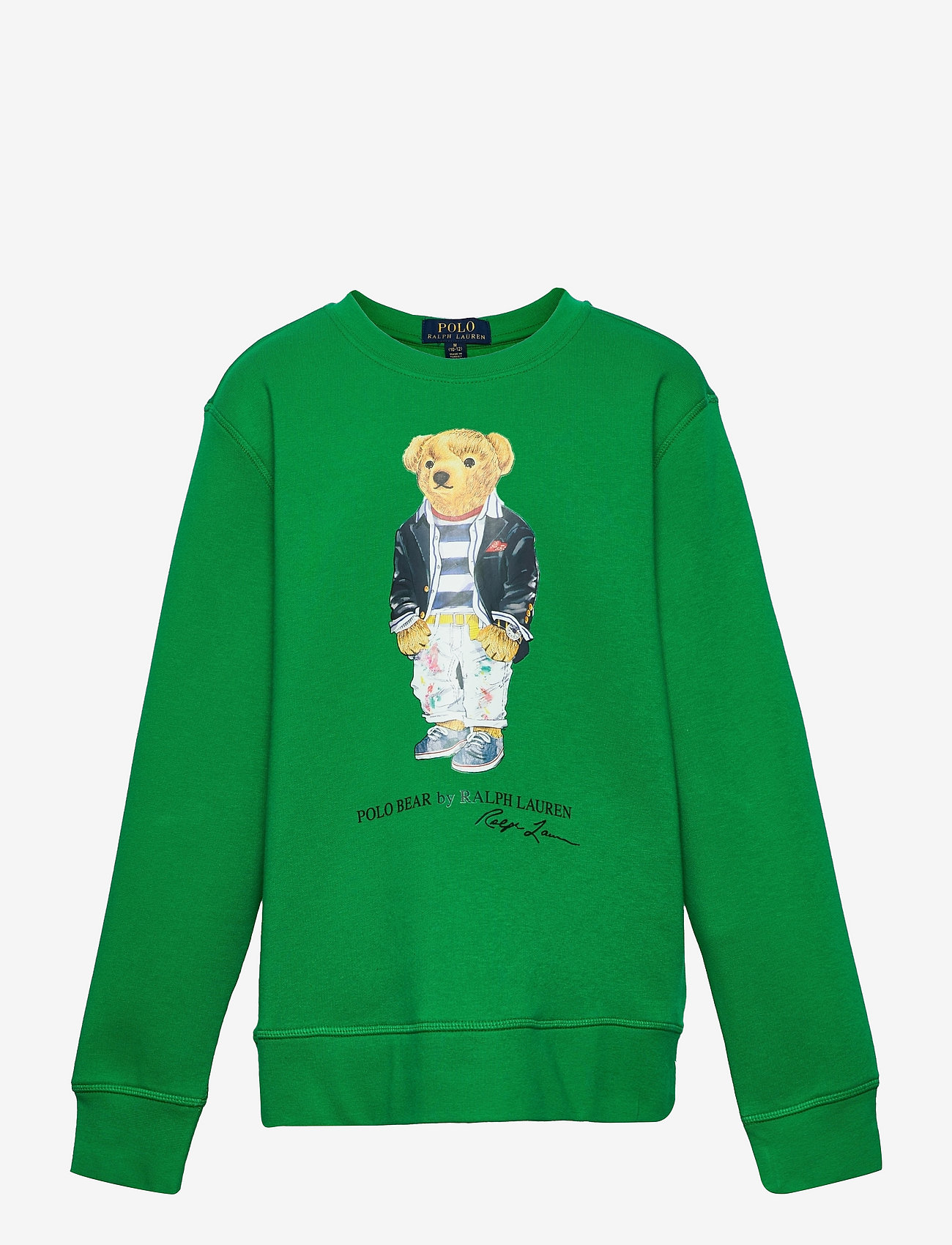 Ralph Lauren Kids - Polo Bear Fleece Sweatshirt - sweat-shirt - cruise green - 0