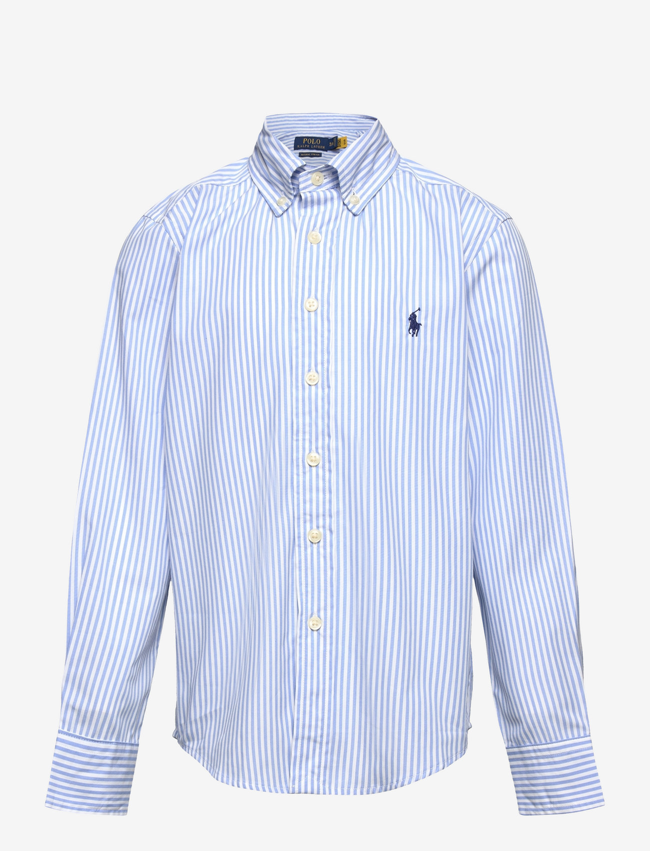 ralph lauren striped poplin shirt