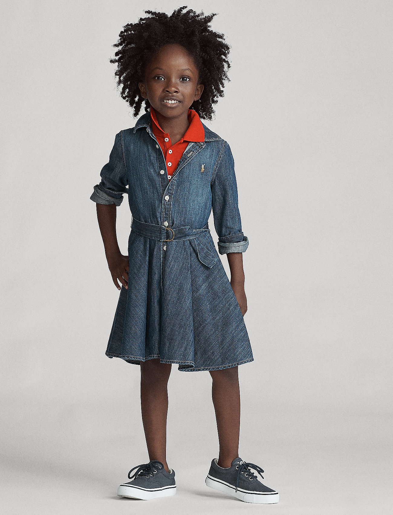 denim shirt dress kids