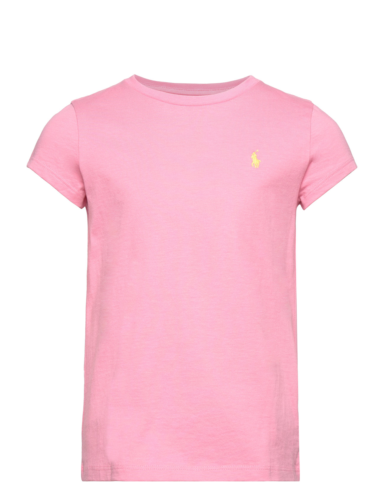 Cotton Jersey Tee Tops T-Kortærmet Skjorte Pink Ralph Lauren Kids