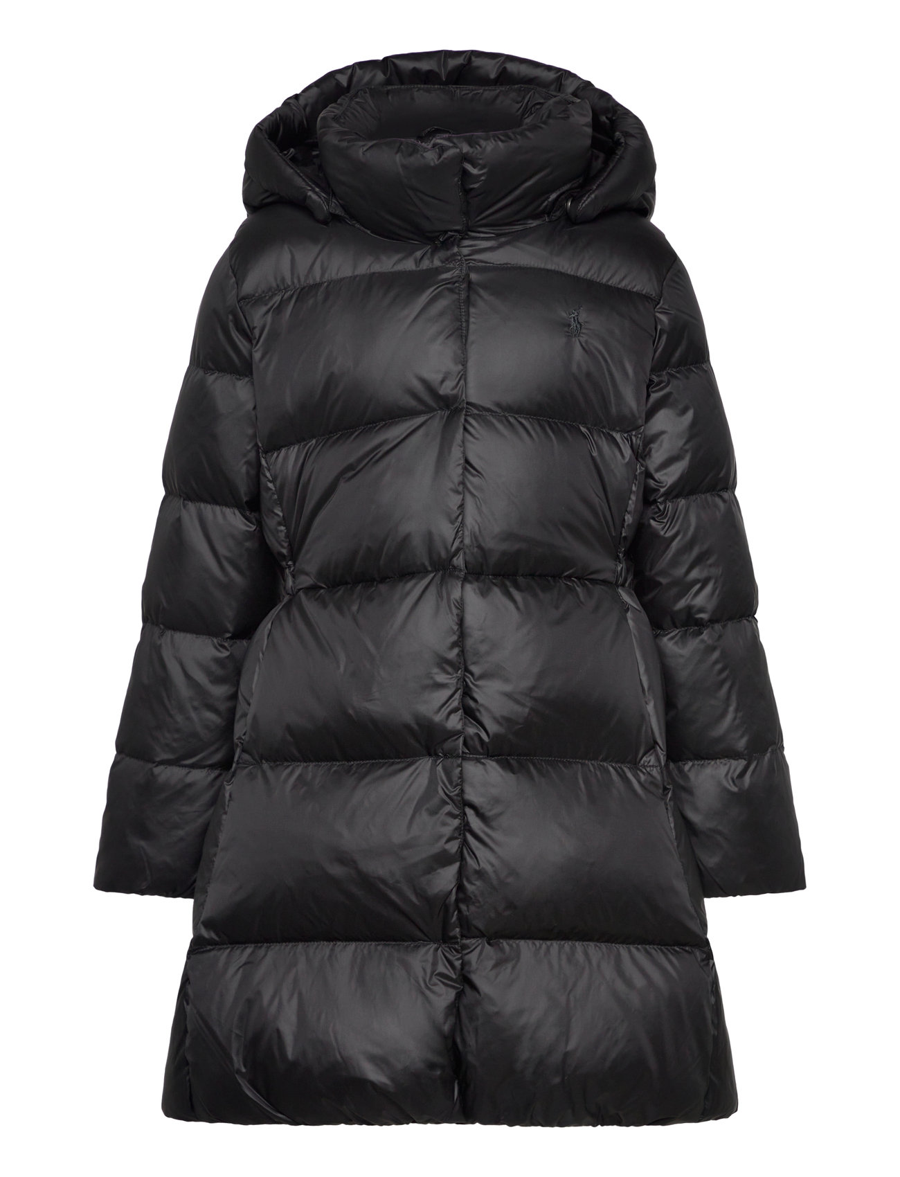 Quilted Long Jacket Black Ralph Lauren Kids