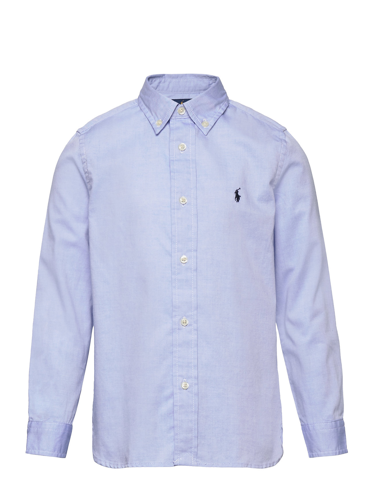 Royal blue shop polo button down