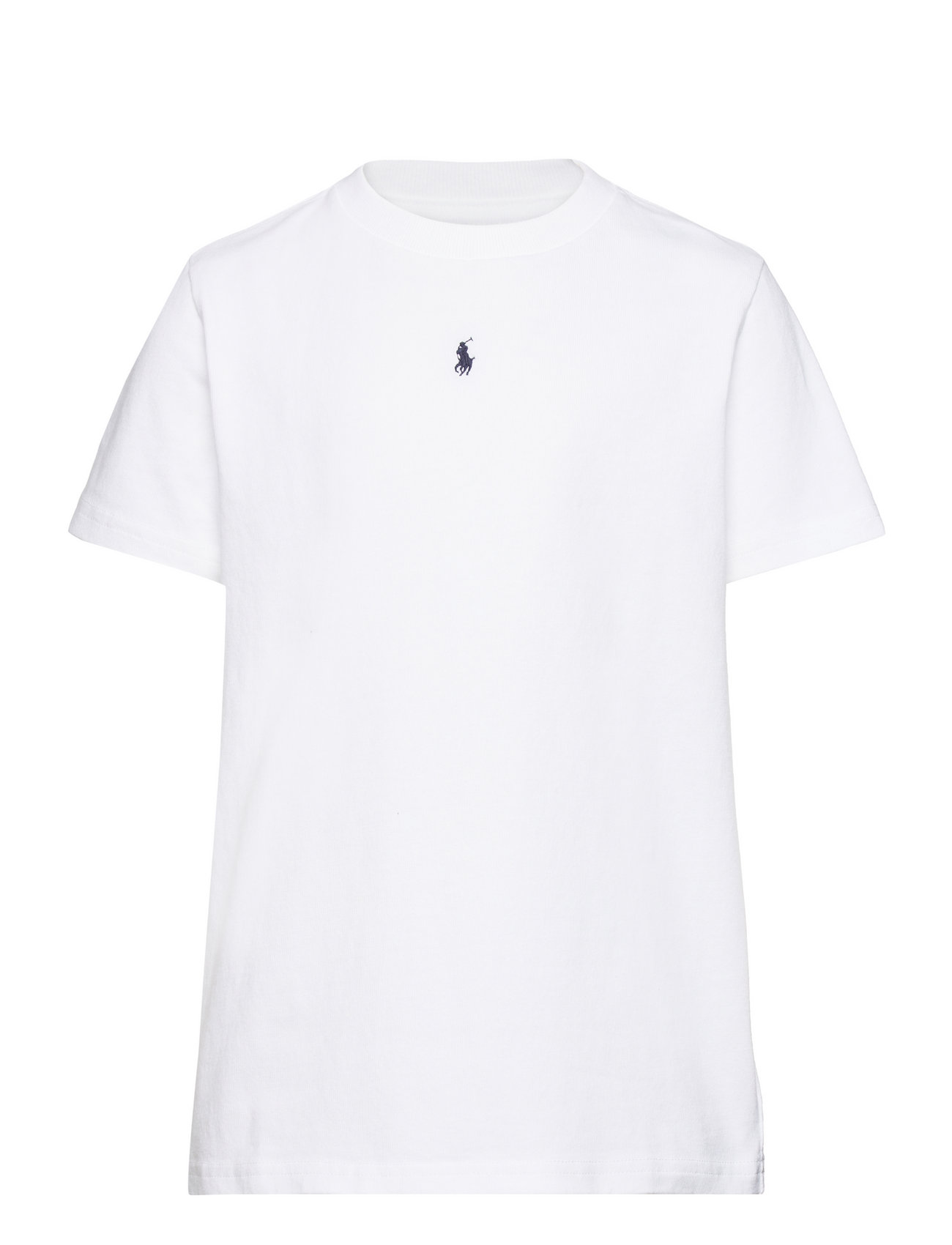 Heavy Weight Jersey-Ss Cn M1-Kn-Tsh Tops T-Kortærmet Skjorte White Ralph Lauren Kids