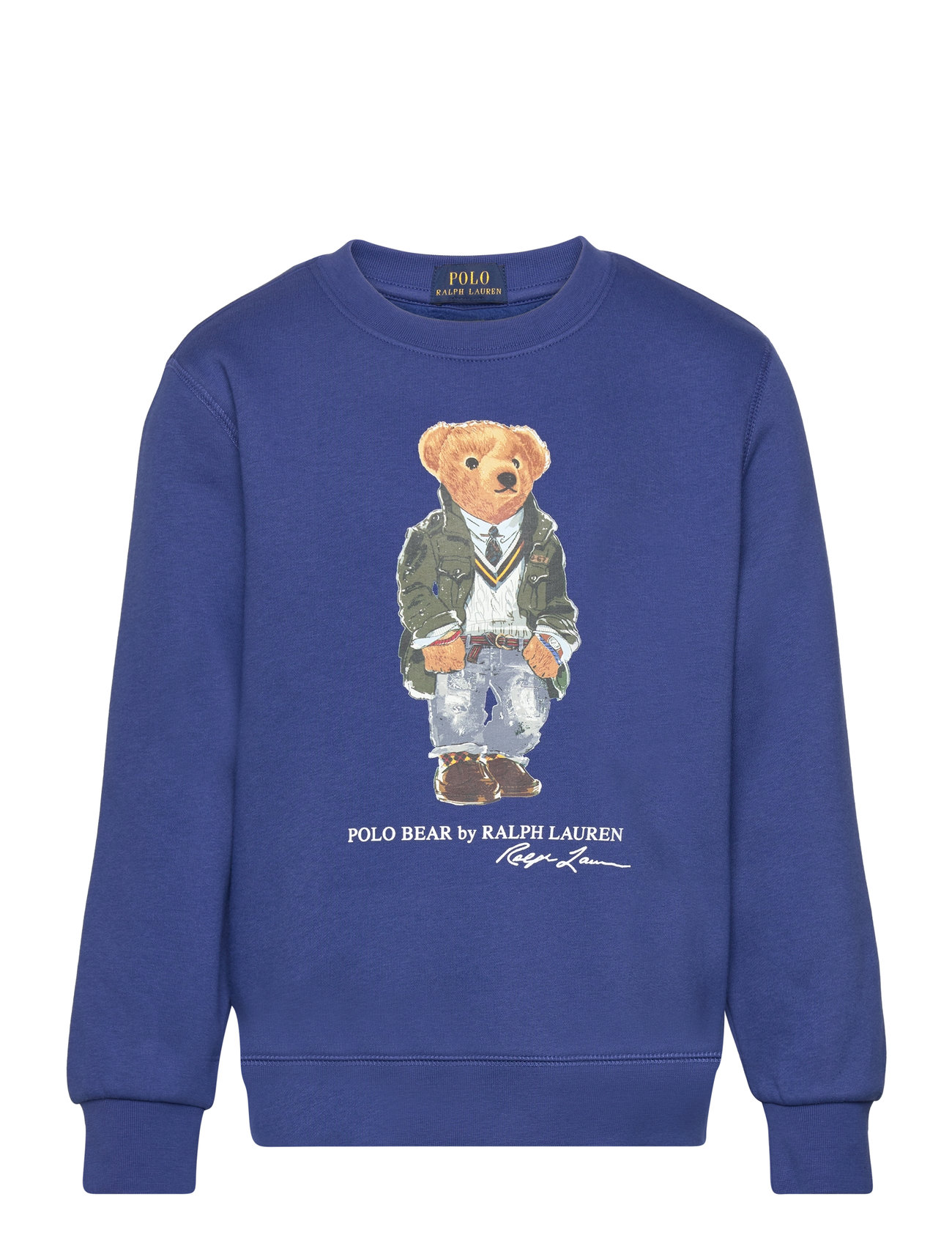 Polo Bear Fleece Sweatshirt Tops Sweat-shirts & Hoodies Sweat-shirts Blue Ralph Lauren Kids