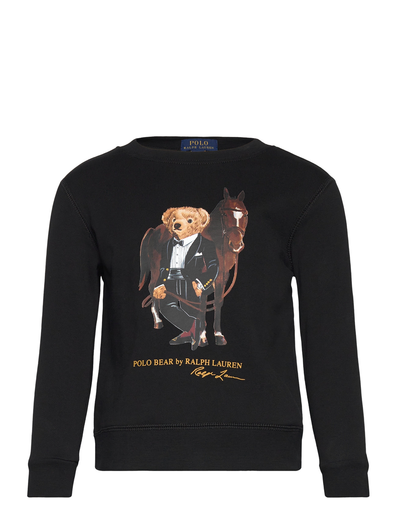 Ralph Lauren Kids Lunar New Year Polo Bear Sweatshirt, 102-108, Black, Sweatshirts & Hættetrøjer > Sweatshirts, Børn
