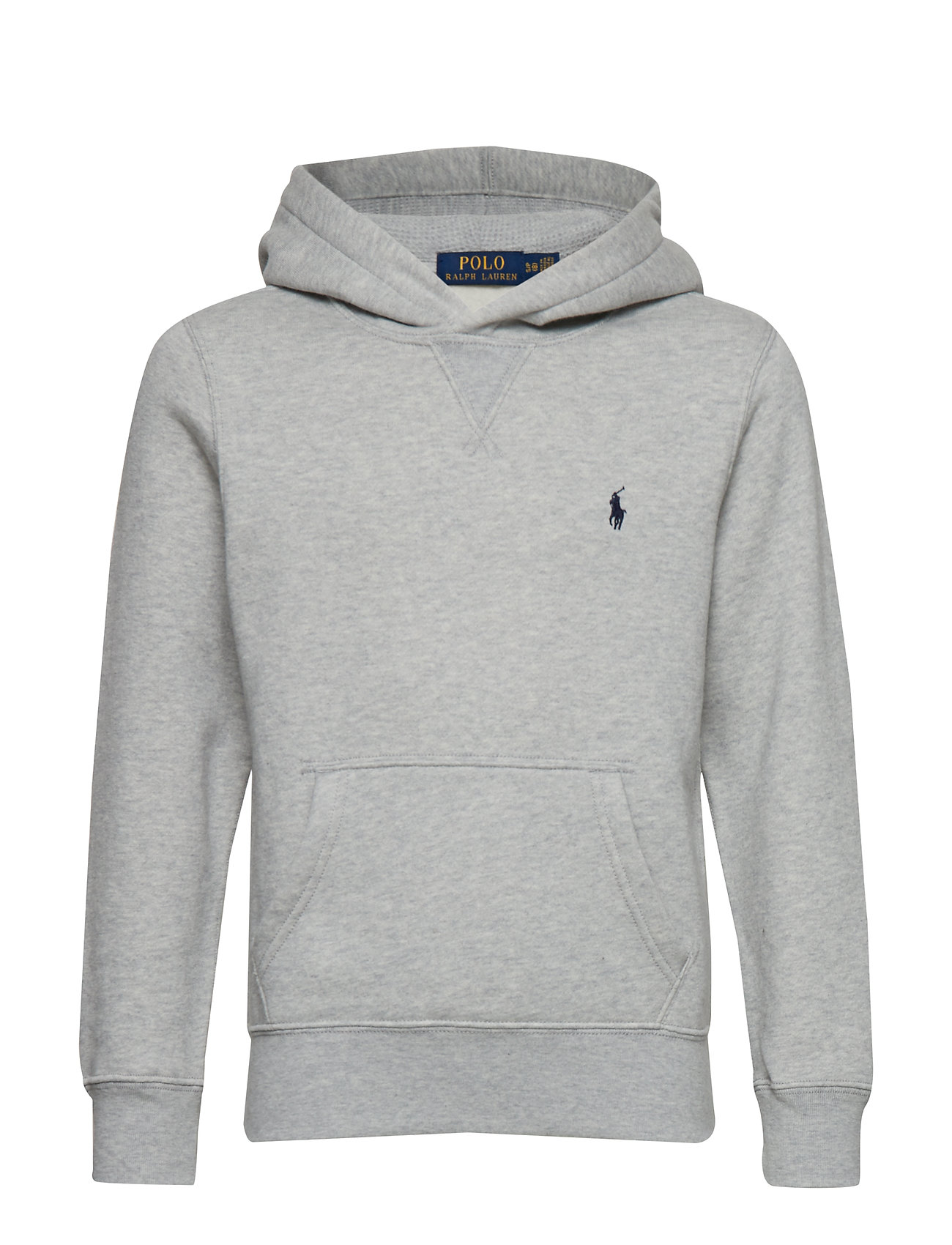 polo cotton blend fleece hoodie