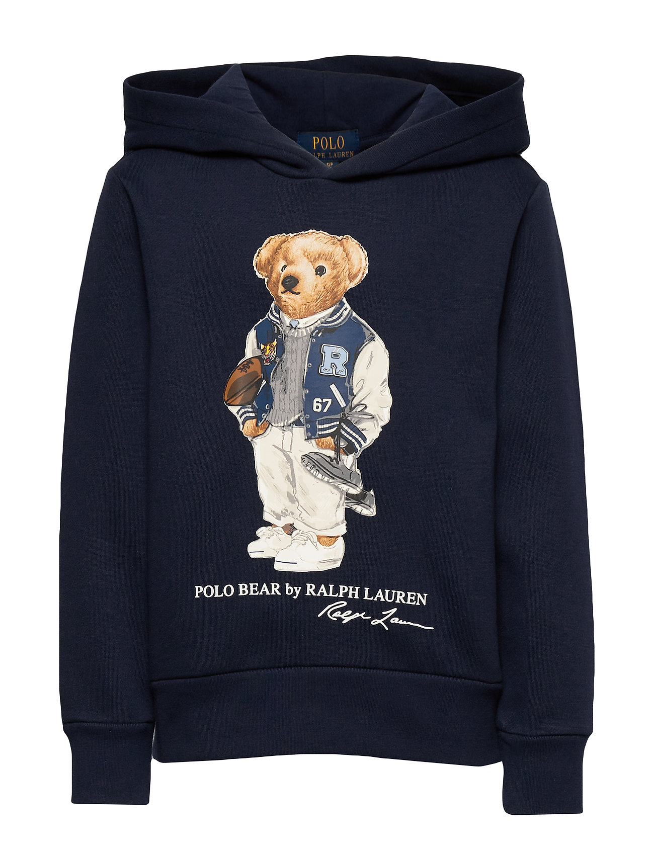 polo bear hoodie navy