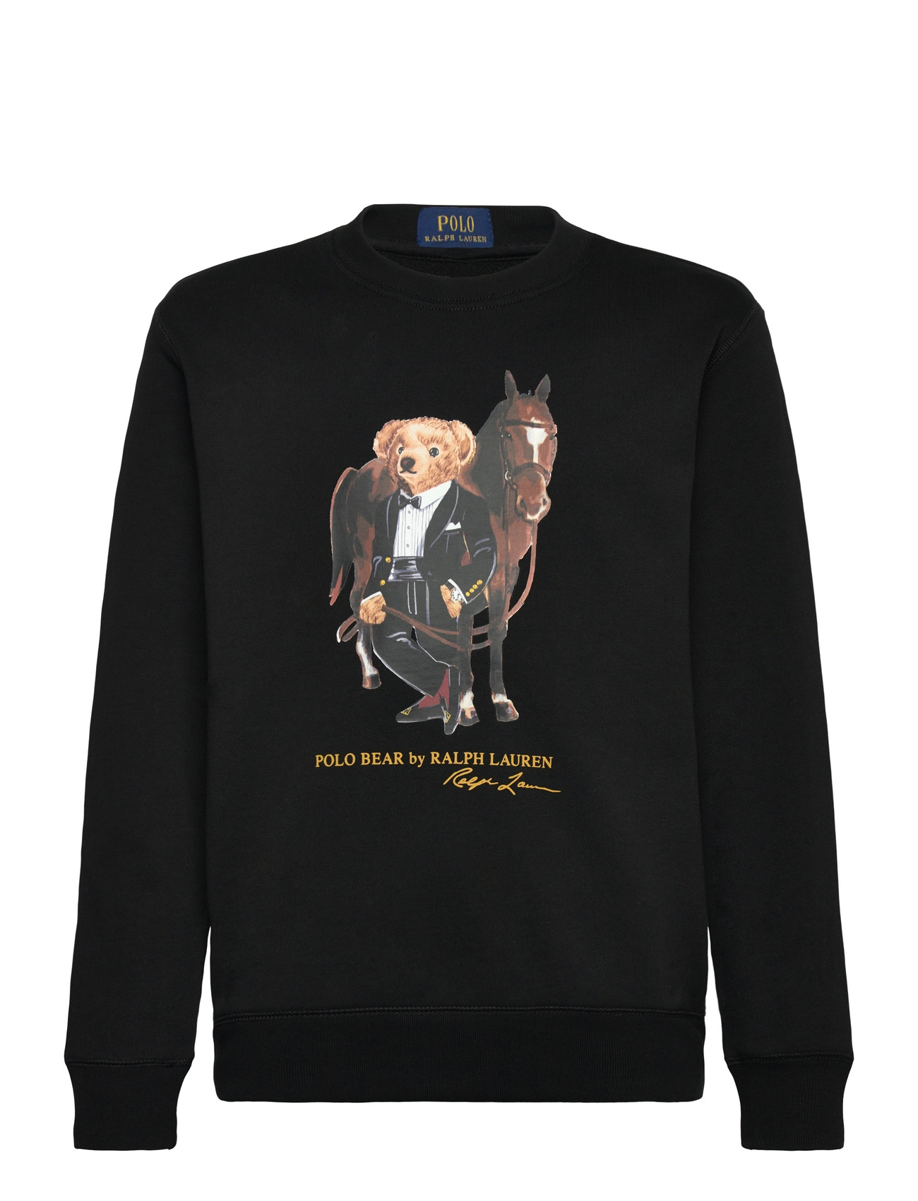 Ralph Lauren Kids Lunar New Year Polo Bear Sweatshirt, 132-137, Black, Sweatshirts & Hættetrøjer > Sweatshirts, Børn