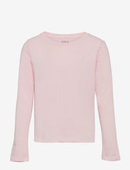 Ralph Lauren Kids - Cotton Jersey Tee - plain long-sleeved t-shirt - hint of pink - 0