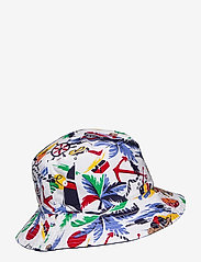 Ralph Lauren Kids - Reversible Cotton Oxford Bucket Hat - bear-waiian print - 0