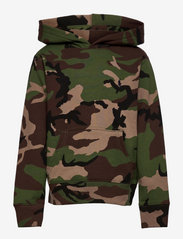 camo fleece zip up