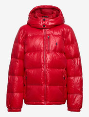 Water-Repellent Glossed Down Jacket - RL 2000 RED GLOSS