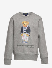 Ralph Lauren Kids - Polo Bear Fleece Sweatshirt - sweat-shirt - andover heather - 0