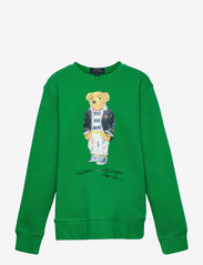 Polo Bear Fleece Sweatshirt - CRUISE GREEN