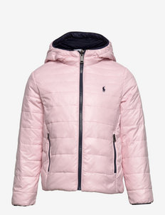 Reversible Water-Repellent Jacket - puffer & padded - hint of pink/newp