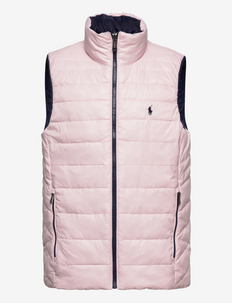 Reversible Water-Repellent Vest - vests - hint of pink/newp