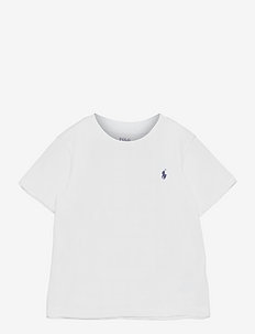 Cotton Jersey Crewneck Tee - t-shirt uni à manches courtes - white
