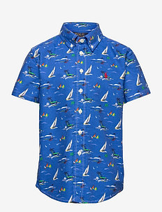 Sailboat Short-Sleeve Oxford Shirt - koszule - 5591 race to sea