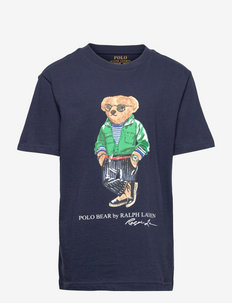 Polo Bear Cotton Jersey Tee - short-sleeved t-shirts - cruise navy