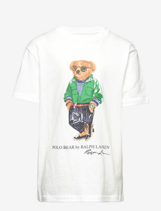 Polo Bear Cotton Jersey Tee - t-shirts à manches courtes - white