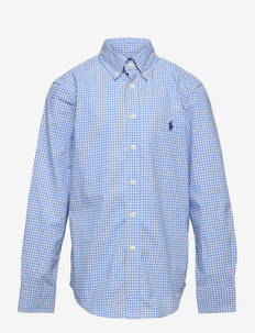Striped Cotton Poplin Shirt - chemises - 4656j light blue/