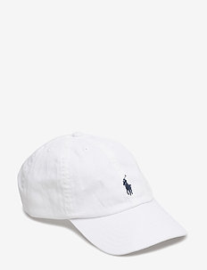 Cotton Chino Baseball Cap - caps - white