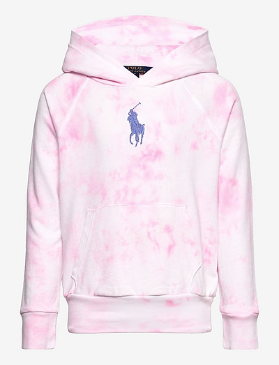 Tie-Dye Spa Terry Hoodie - hoodies - carmel pink