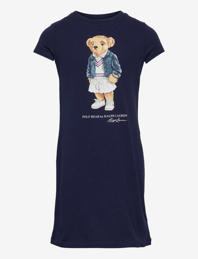 Polo Bear Cotton Jersey Tee Dress - stutterma casual kjólar - newport navy