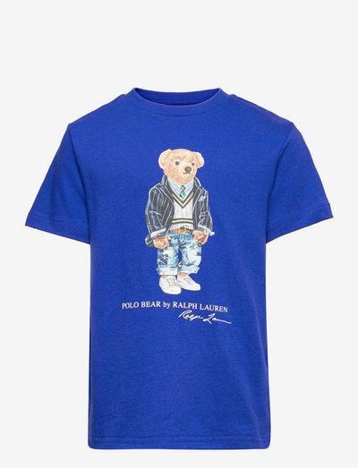 Polo Bear Cotton Jersey Tee - short-sleeved t-shirts - heritage royal