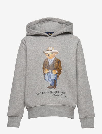 Polo Bear Fleece Hoodie - hoodies - andover heather