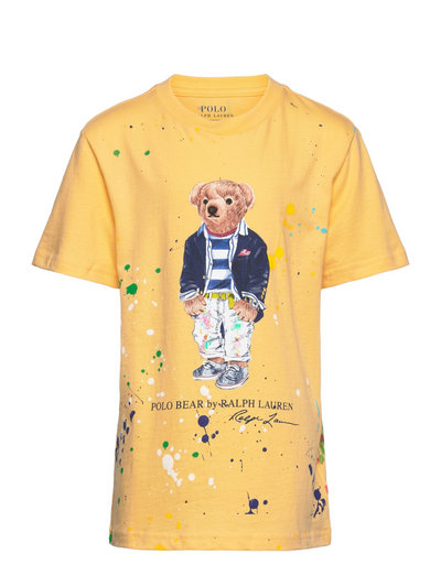 polo bear cotton jersey tee