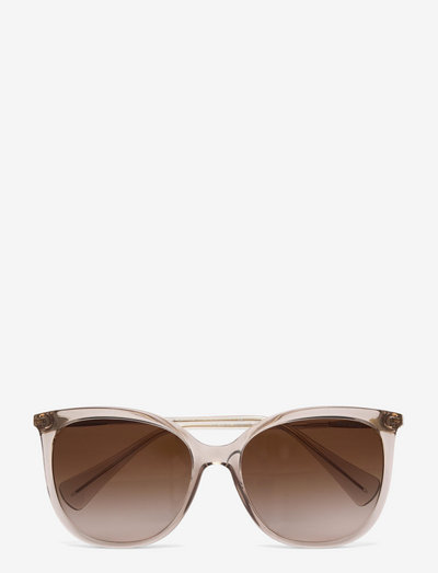 0RA5248 - d-shaped solbriller - shiny transparent brown