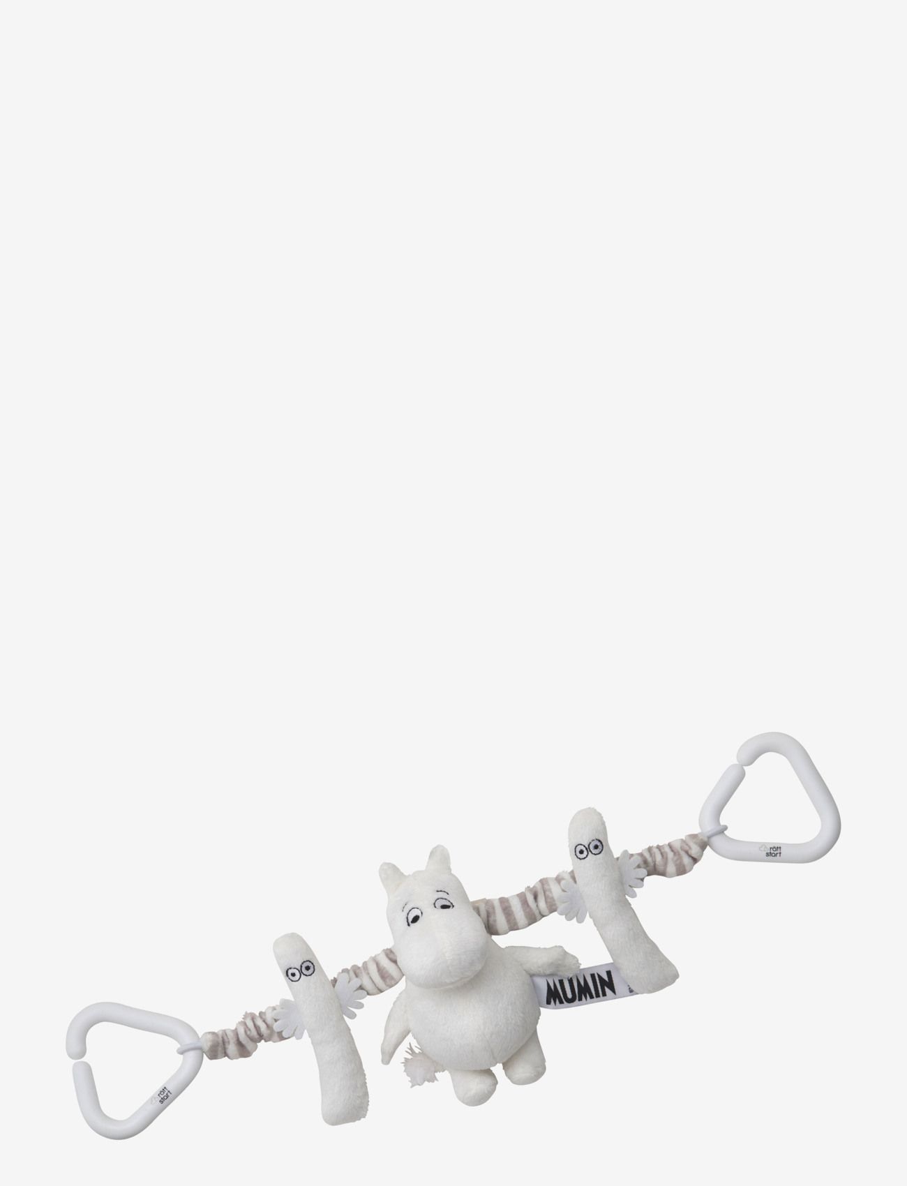 Rätt Start - Moomin Hattifnattar, pram toy, grey - stroller accessories - grey - 0
