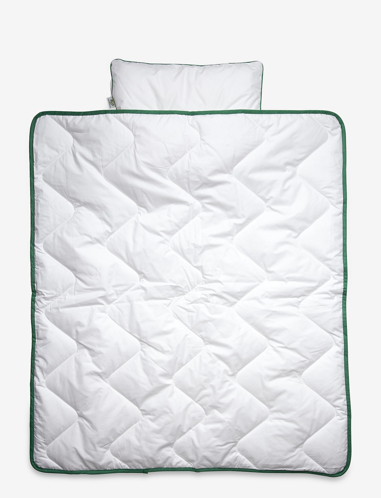 Rätt Start - Quilt and pillow ECO,  stroller/cot - sleep - white - 0