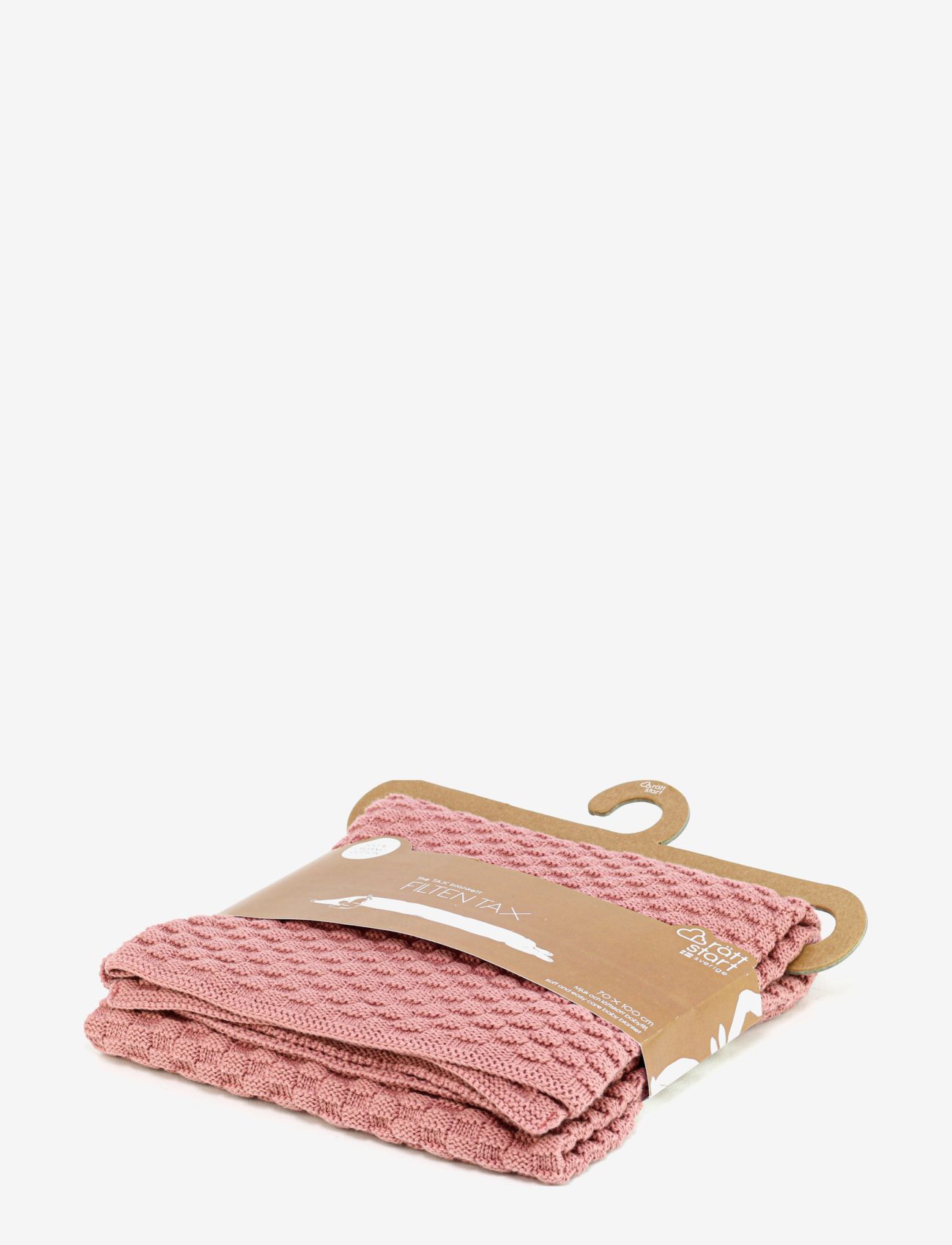 Rätt Start - Tax ECO, blanket, clay - blankets - pink - 1