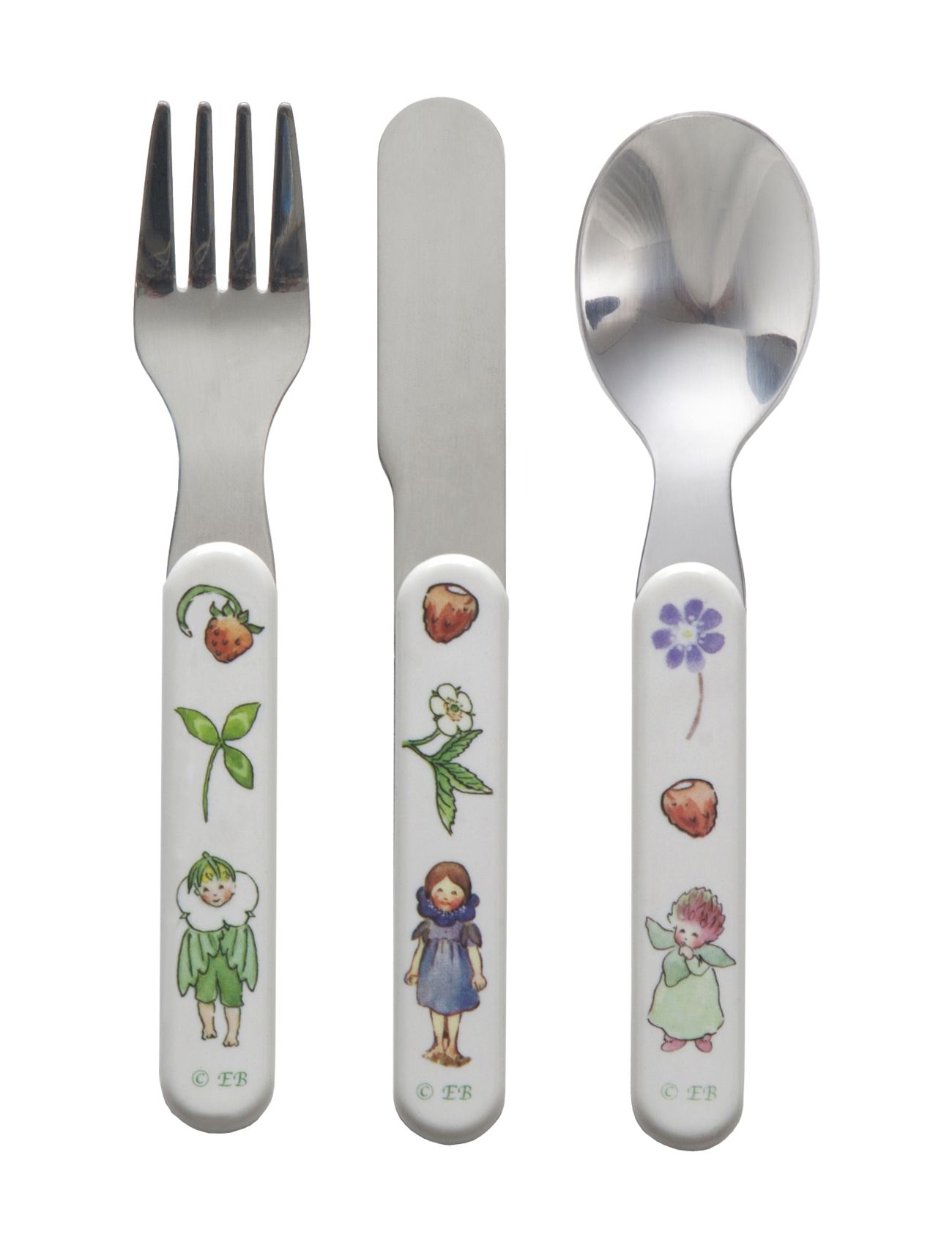 Rätt Start Elsa Beskow, Cutlery, 3-Part Multi/patterned