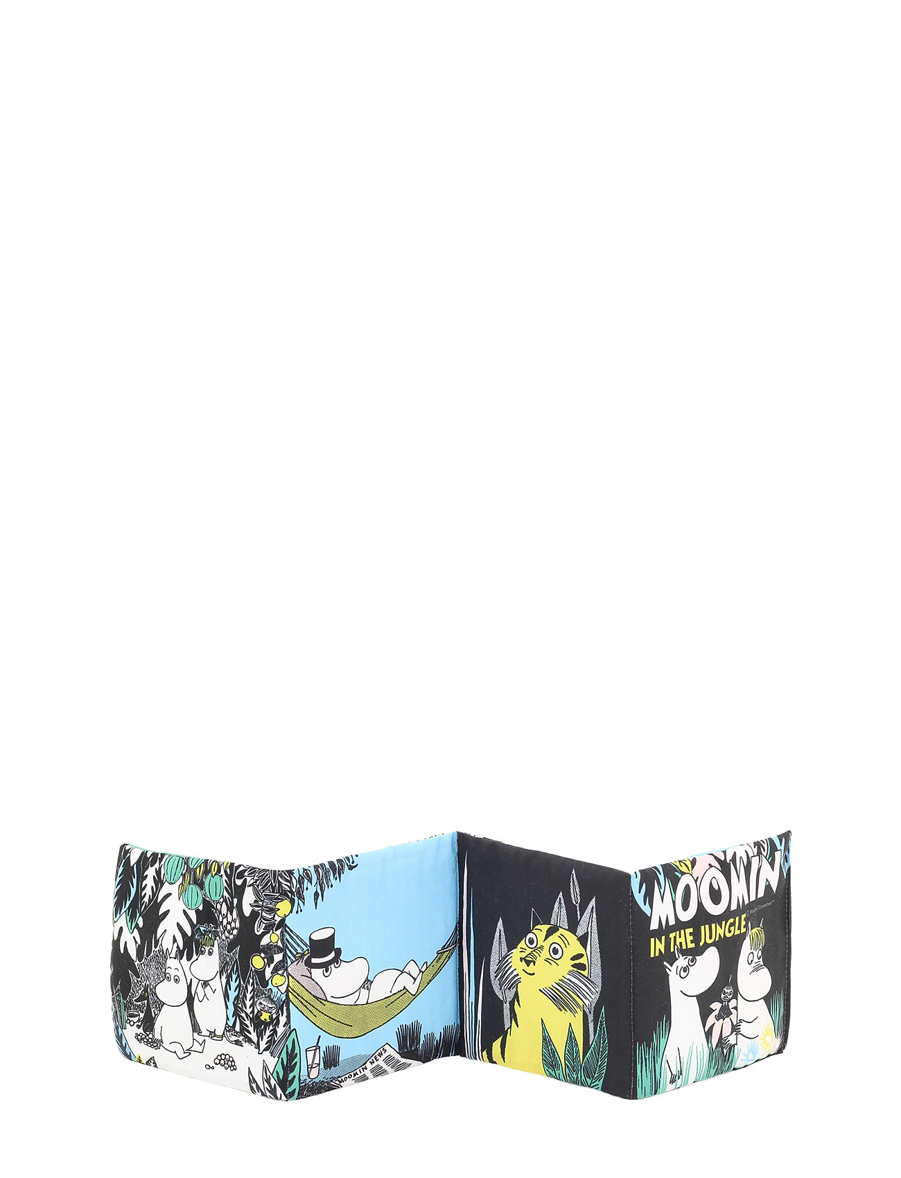 Moomin Jungle, Soft Book Toys Creativity Drawing & Crafts Drawing Books Multi/mönstrad Rätt Start